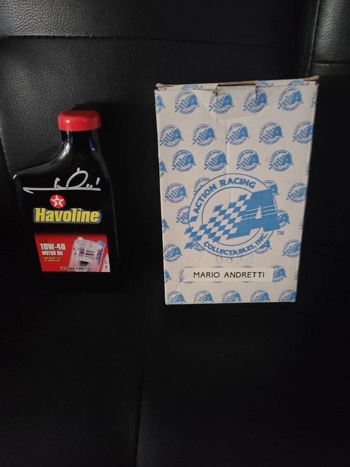 Jamie McMurray #42 2003 ROY Havoline Dodge 1:64 - Can Signed By MARIO ANDRETTI - Image 2 of 4