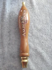 VINTAGE 1980's MICHELOB AMBER BOCK WOODEN BEER TAP HANDLE (11 1/2")