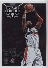2014-15 Panini Totally Certified Platinum Purple 16/49 Nene Nenê #76 4v2
