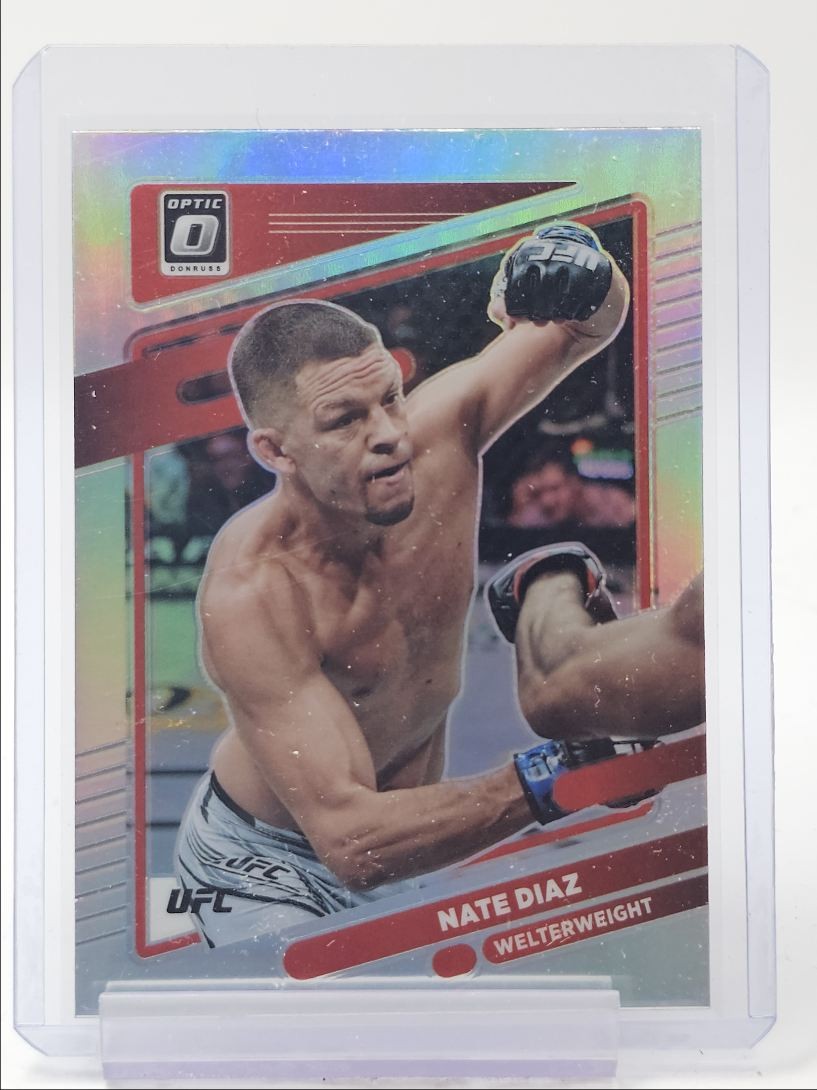 NATE DIAZ 2022 DONRUSS OPTIC UFC HOLO PRIZM WELTERWEIGHT #23 Q4407