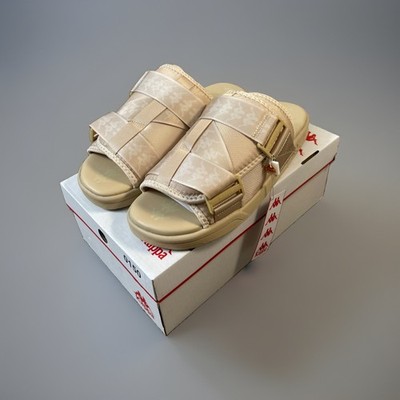 BRAND NEW KAPPA  222 Banda Mitel 1 Unisex Size 13 Slides (Beige)