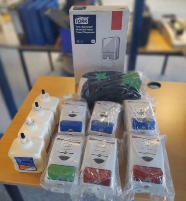 OVP Hautschutzprogramm SET SC Johnson STOKO  Scheifenspender und Handtuchhalter