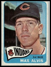 1965 Topps Max Alvis #185 Cleveland Indians