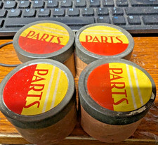 4 ORIGINAL EARLY 3 PEICE part containers for A.C. GILBERT ERECTOR SET