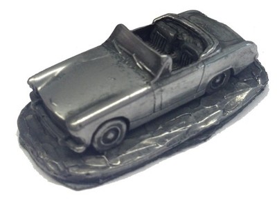 Austin Healey Sprite Mk2 r17 British Car Pewter Effect Maßstab 1:92 Modellfahrzeug