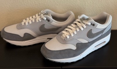 USED Mens Sz 11 Nike Air Max 1 Photon Dust/Wolf Grey/White/Smoke Grey HM9936-001