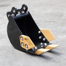 2025 New 200mm Narrow Trenching Tooth Bucket Attachment For Mini Excavators