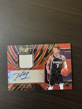 Kyle Guy 2019-20 Select Rookie Jersey Autograph Red Wave #RJA-KGY RC Auto Kings