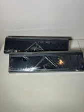 2 Pack Baseboard Register Vent 18 Inch Vent Covers for Home Floor Diffuser Black