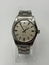 Rolex 1969 6426 Oyster 34mm Steel Silver Patina Dial Manual Wind