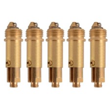 Copper Pop Up Sink Plug Bolts 5 Pcs with Spring Mechanism M8 Top M16 Bottom