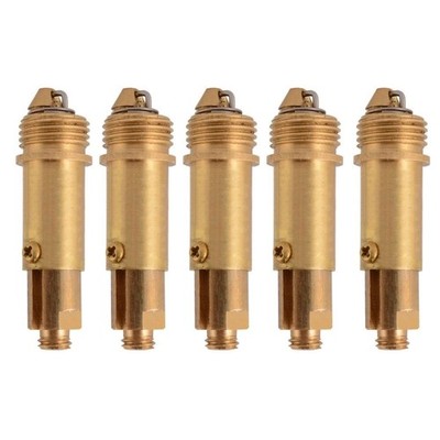 Copper Pop Up Sink Plug Bolts 5 Pcs with Spring Mechanism M8 Top M16 Bottom