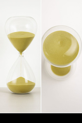 Große 1 Stunde Glas Sand Timer mundgeblasene Sanduhr Home Office Deko 30 cm
