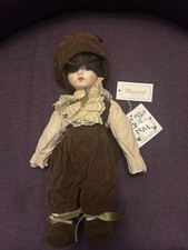 Rare Vintage  Noble Arts Inc Musical Porcelain Doll Plays Impossible Dream