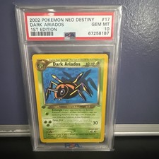 2002 POKEMON NEO DESTINY 1ST EDITION #17 DARK ARIADOS PSA 10 on eBay