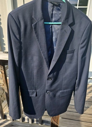 Banana Republic Tailored Fit Navy Blue Sport Coat Blazer 40R - Picture 2 of 9