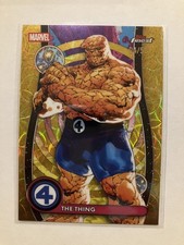 2026 Topps Finest Fantastic Four The Thing Negative Zone Gold Refractor /50