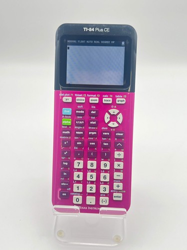 Calculadora gráfica Texas Instruments TI-84 Plus CE púrpura con cubierta deslizante