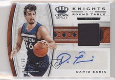 2019 Crown Royale Knights of the Round Table Jersey 14/99 Dario Saric Auto ni4