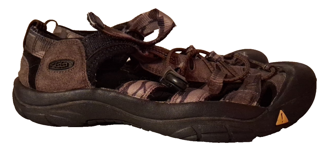 Sandali Keen Newport ragazzo (uomo taglia 5) verdi mimetici impermeabili escursionismo outdoor