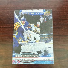 Upper Deck Series 2 UD Canvas C-194 Casey Mittelstadt Boston Bruins NHL