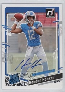 2023 Panini Donruss Rated Rookie Auto Hendon Hooker #329 Rookie Auto RC