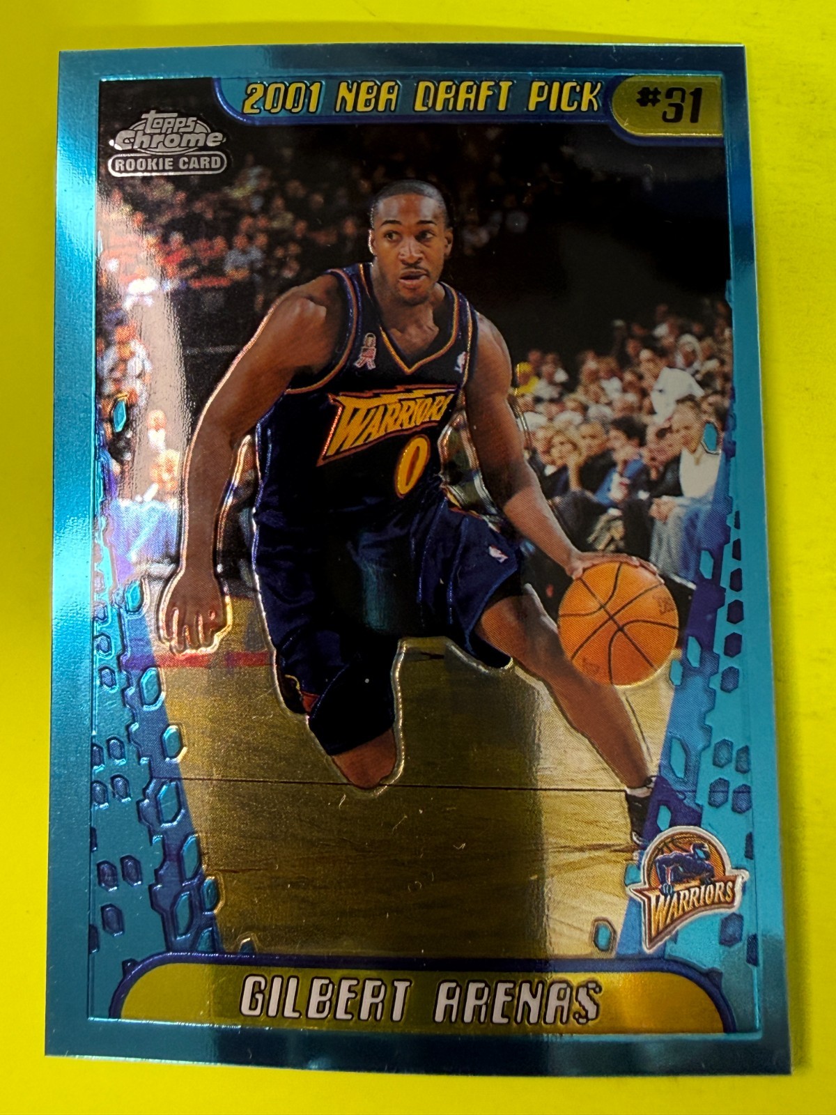 71069 	2001-02 Topps Chrome #157 Gilbert Arenas RC
