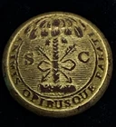 Civil War South Carolina Palmetto Militia Button Scovill Gilt Confederate Coat