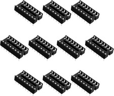 10PCS 18 Pin DIP18 Sockets Adaptor Solder Type IC Connector DIP-18 USA