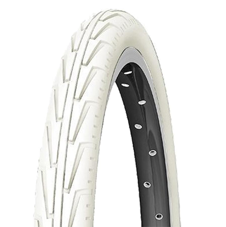 Pneu city 12 1/2 x 2 1/4 Michelin City-J à tringle rigide et flancs blancs rétro TR