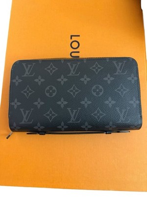 #013 - Authentic Louis Vuitton Zippy XL Monogram Eclipse Wallet SJMXVT1176