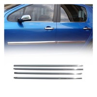 Fensterleisten Zierleisten FüR Peugeot 307 2001-2008 Edelstahl Chrom 4Tlg