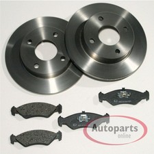 Bremsscheiben Ø 259 mm massiv + Bremsbeläge vorne für Dacia Logan