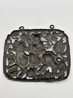 1850 Chinese (Canton / Guangdong) Repoussé Appliqué Plaque with Qilin and Child — photo 7
