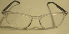 Nautica N8171 909 Crystal Clear/Black Eyeglasses Frames 55mm 19 145 Discontinued