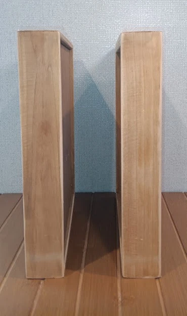 2-Wood Box Plank Clip Photo Frame Menu Display Holder Rustic Farmhouse Freestand - Image 3 of 4