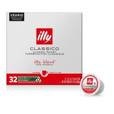 illy Coffee K Cup Pods for Keurig Machines Classico Medium Roast 32 Count