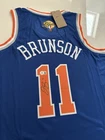 🔥🏀 Jalen Brunson Hand Signed New York Knicks Finals Jersey Beckett COA!🏀🔥