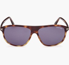 Tom Ford Sunglasses Prescott Brown Tortoiseshell Square FT1027 TF 1027 52E NEW