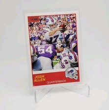 JOSH ALLEN 2019 Panini Score #122 base (a) BUFFALO BILLS ICONIC PICTURE!
