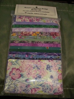 RHTF! MONET'S JAPANESE BRIDGE QUILT BORDER KIT by PACIFIC FABRIC 