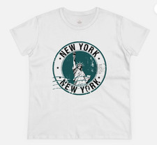 New York Statue of Liberty Cotton Tee, Travel...