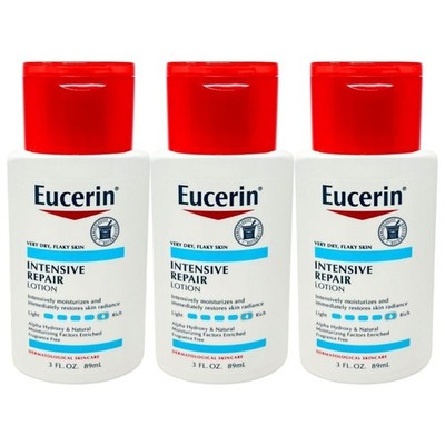 3 Pack - Eucerin Intensive Repair Lotion for Very Dry Very Flaky Skin, 3oz