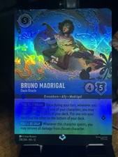 Disney Lorcana Bruno Madrigal Oasis Oracle 218/204 epic cold Foil EN NM card s
