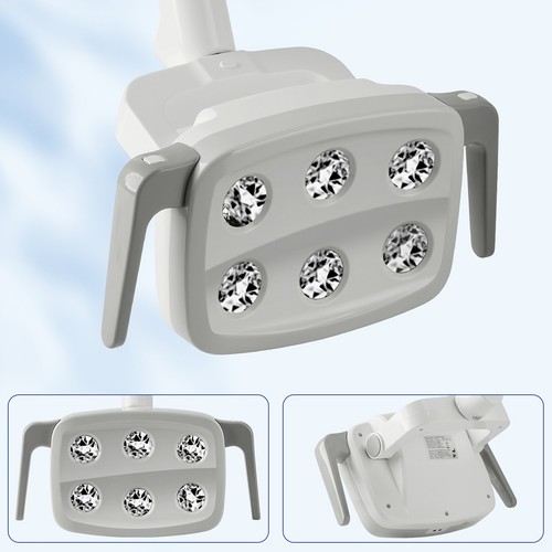Lámpara Dental de 9W con 6 LEDs y Luz Oral para Silla de Unidad - Afbeelding 2 van 21