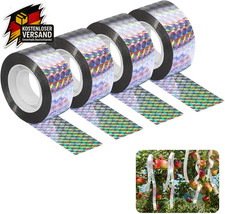 Vogelabwehr Band reflektierend für Garten und Haus, 80m x 2,4cm, wetterfest