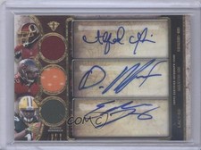 2013 Topps Triple Threads Relic Trios 12/27 Alfred Morris Eddie Lacy Auto 9xg
