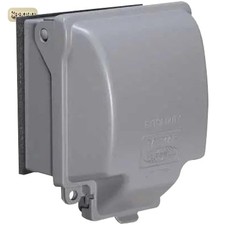 Durable RaynGuard Extra Duty Metal Weatherproof Outlet Cover - Easy Install