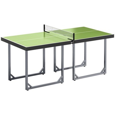 Klappbare Tischtennisplatte 182x91cm tragbar Tischtennis Indoor Outdoor Spiel