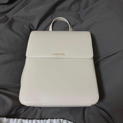 Charles Keith White Flap